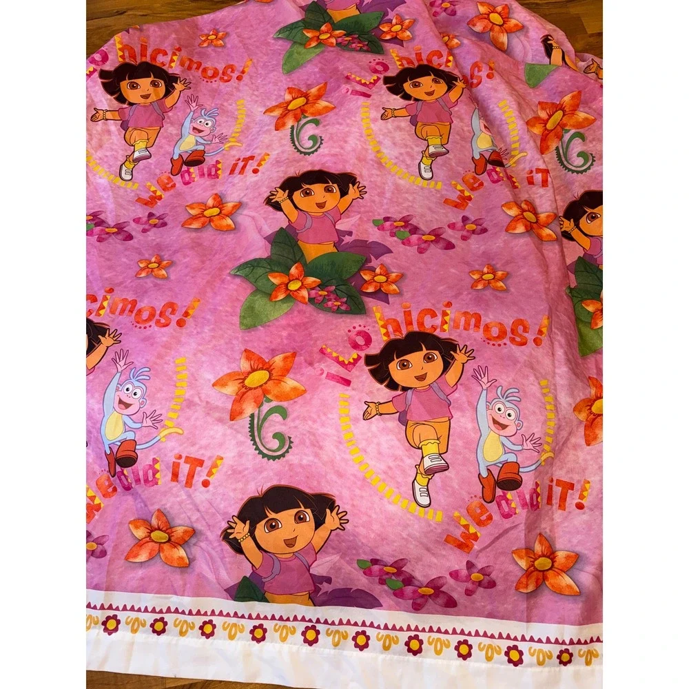Dora the Explorer Sheet Set Nickelodeon Kid Bedding vintage reversible case‎